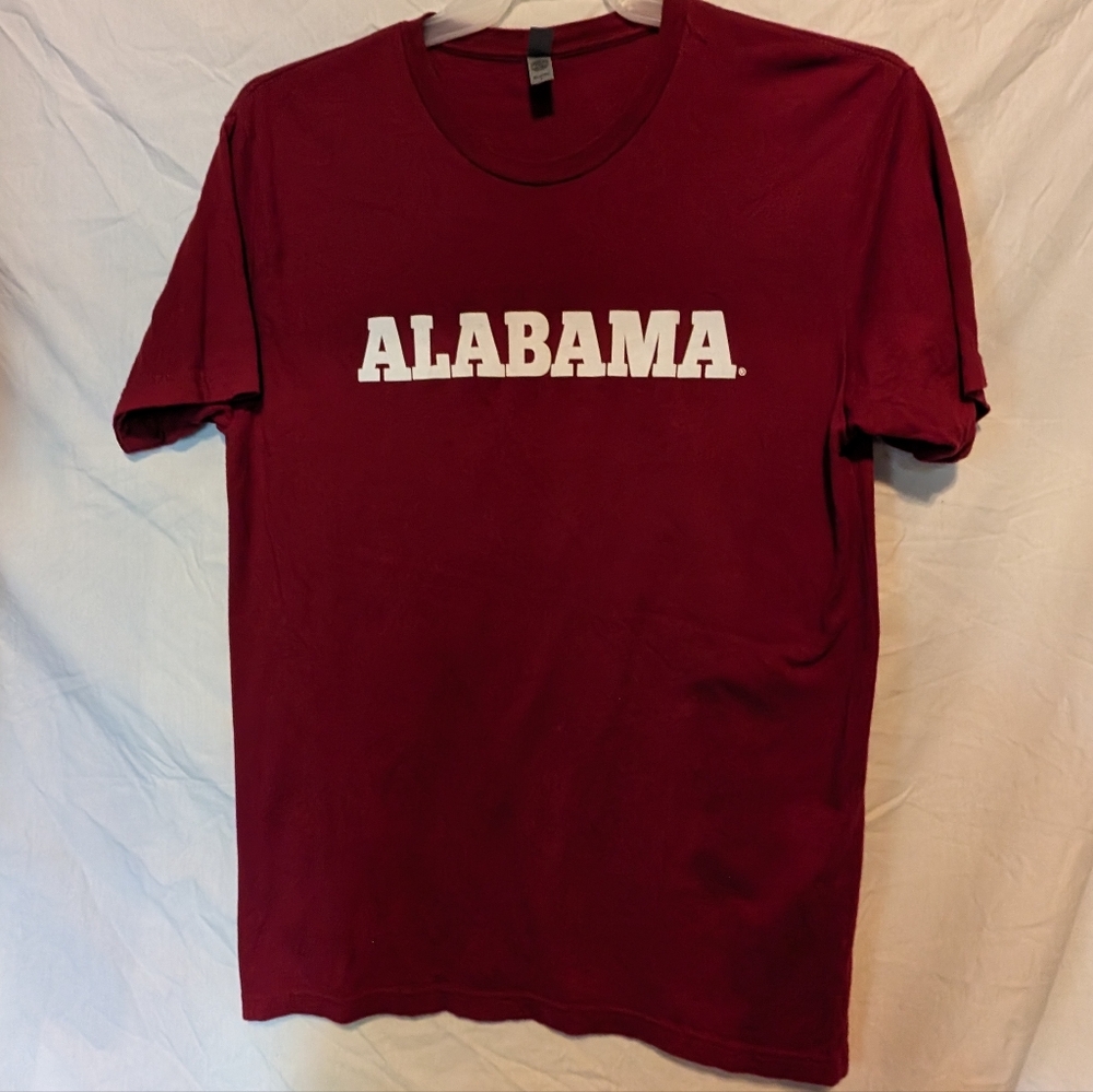 Alabama Crimson Tee Shirt  Size Large